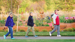 Residents Walking on Trails